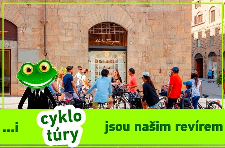 skupinové výlety na kolech